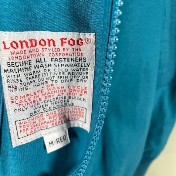 Vintage London Fog  1980s Jacket Winter Coat Winning Edge Medium - Picture 5 of 9